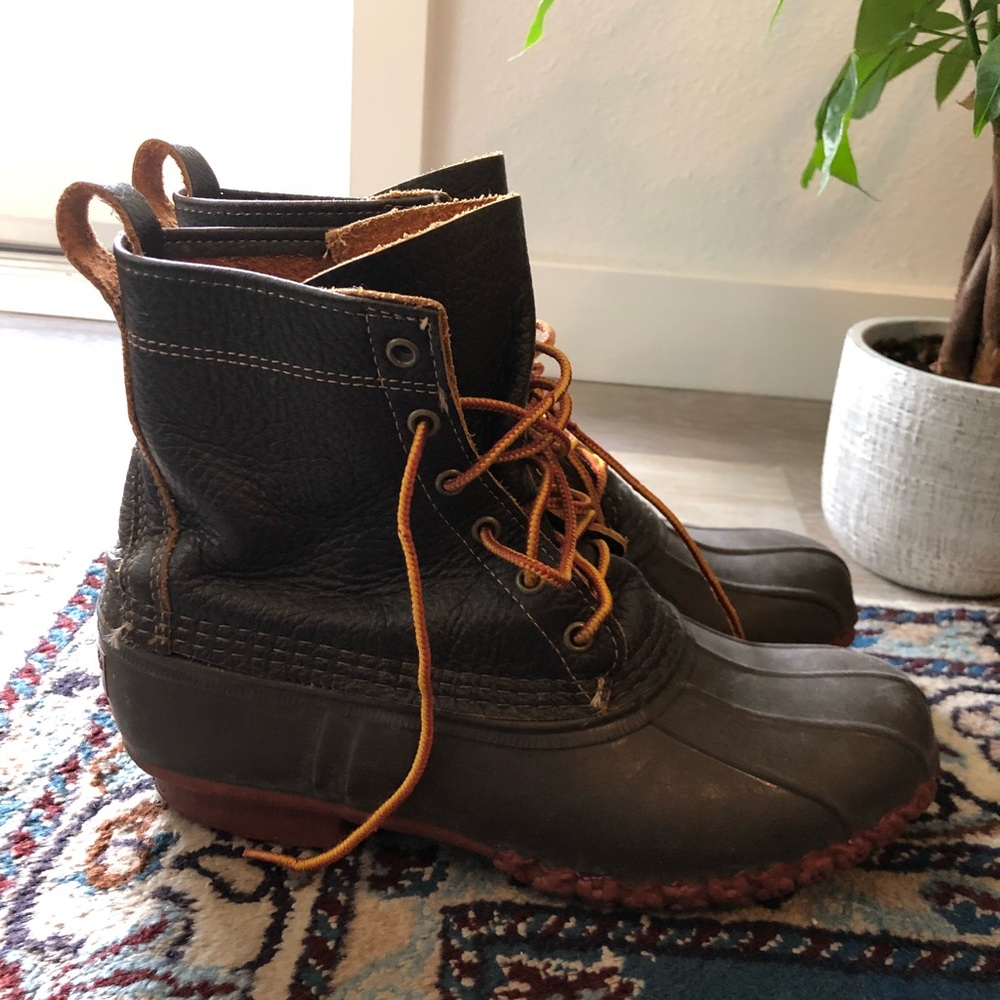 L.L. Bean 100th anniversary bean boots sz 10